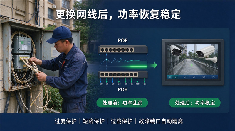 诺辰光通POE交换机小区案例 (1)